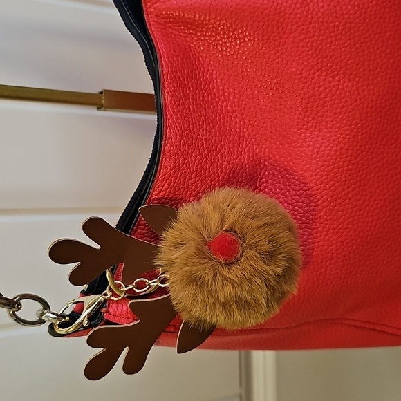 KATE SPADE LIKE NEW CORAL PEBBLED LEATHER SATCHEL 2 WAY - Picture 5 of 14